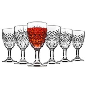 Dublin Crystal Cordial Glasses, Set of 6